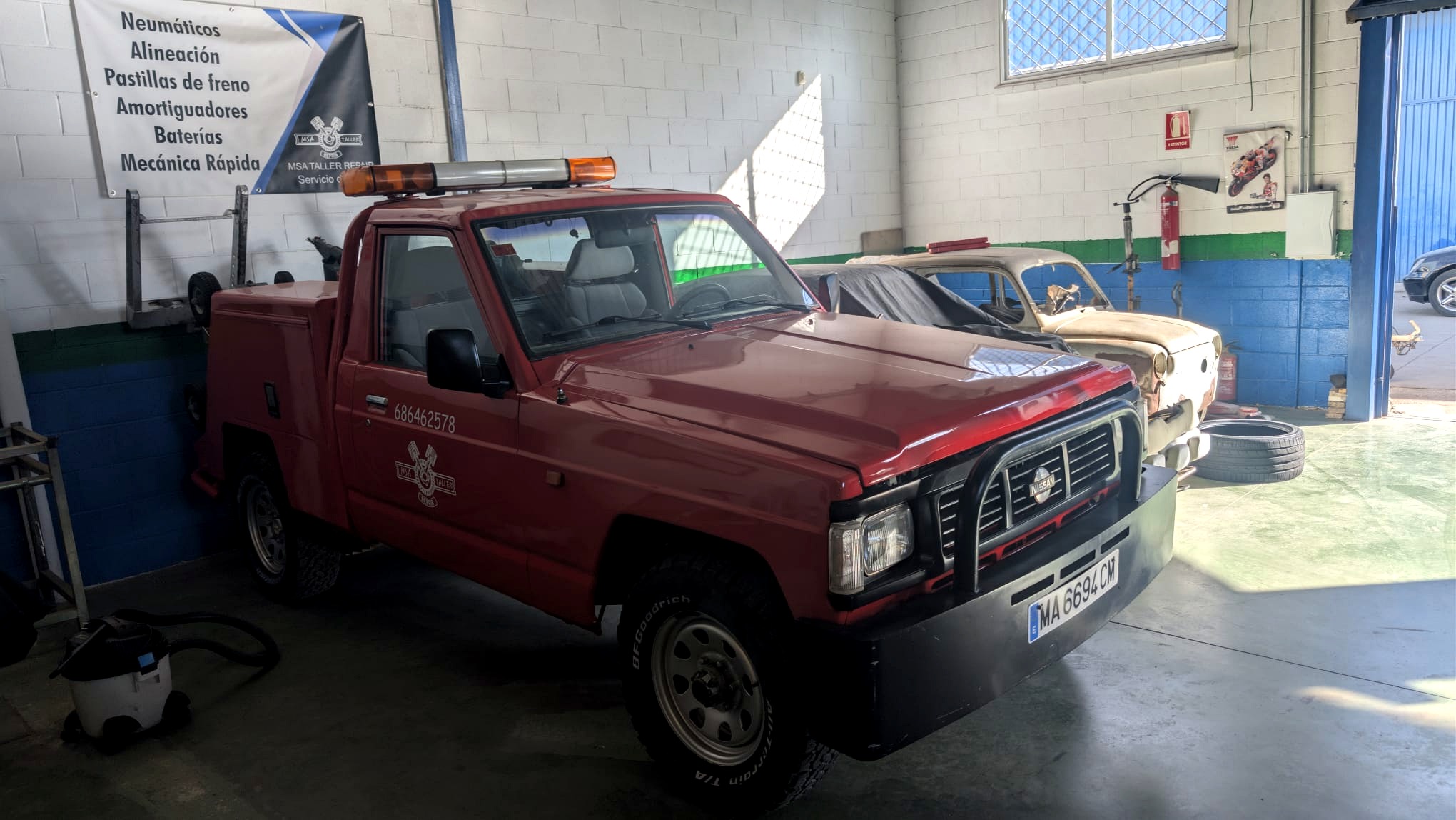 Vehículo de servicio de grúa de MSA Taller Repair